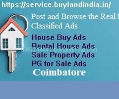 Properties for Sale Classified Ads in Coimbatore