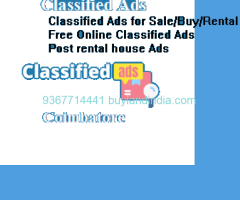 Post Ads for Real Estate Property Agents in Coimbatore